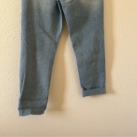 SONG Mom Jeans High Rise 9/29 Light Wash Blue Casual Rockabilly - Picture 6 of 12